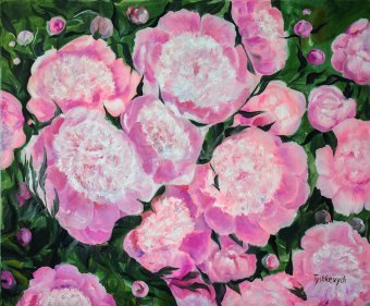 Живопись "Поцелуй", живописец Olga Tyshkevych масло ткань в Jose Art Gallery