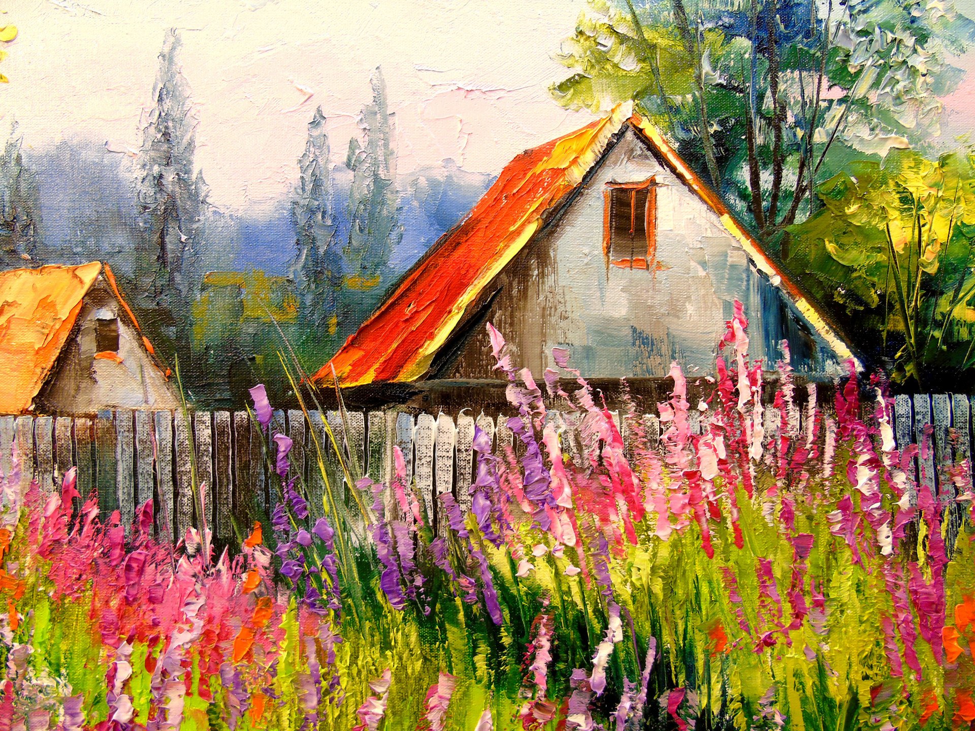In the summer in the village - buy