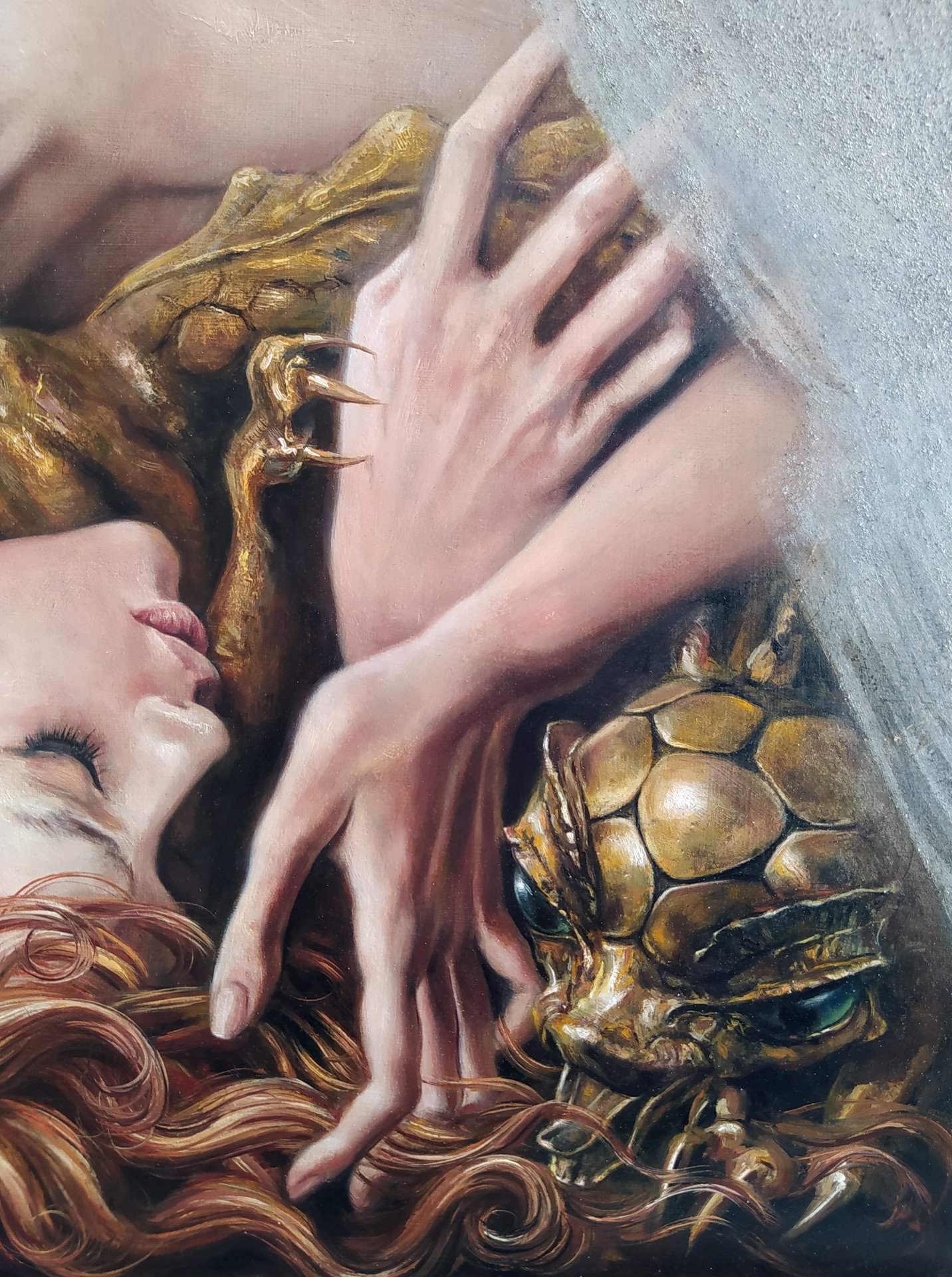 Beyond the ashes of Time - painting