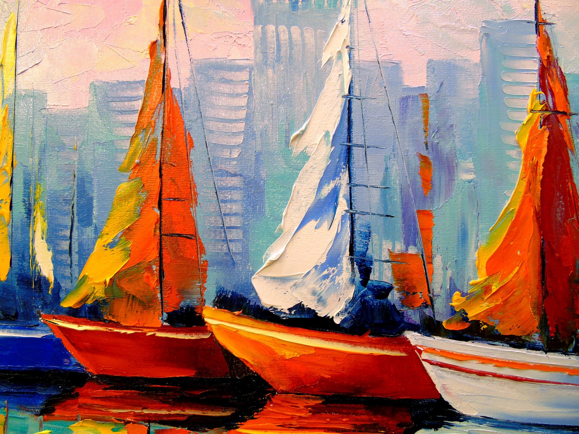Sailboats in the Bay - buy