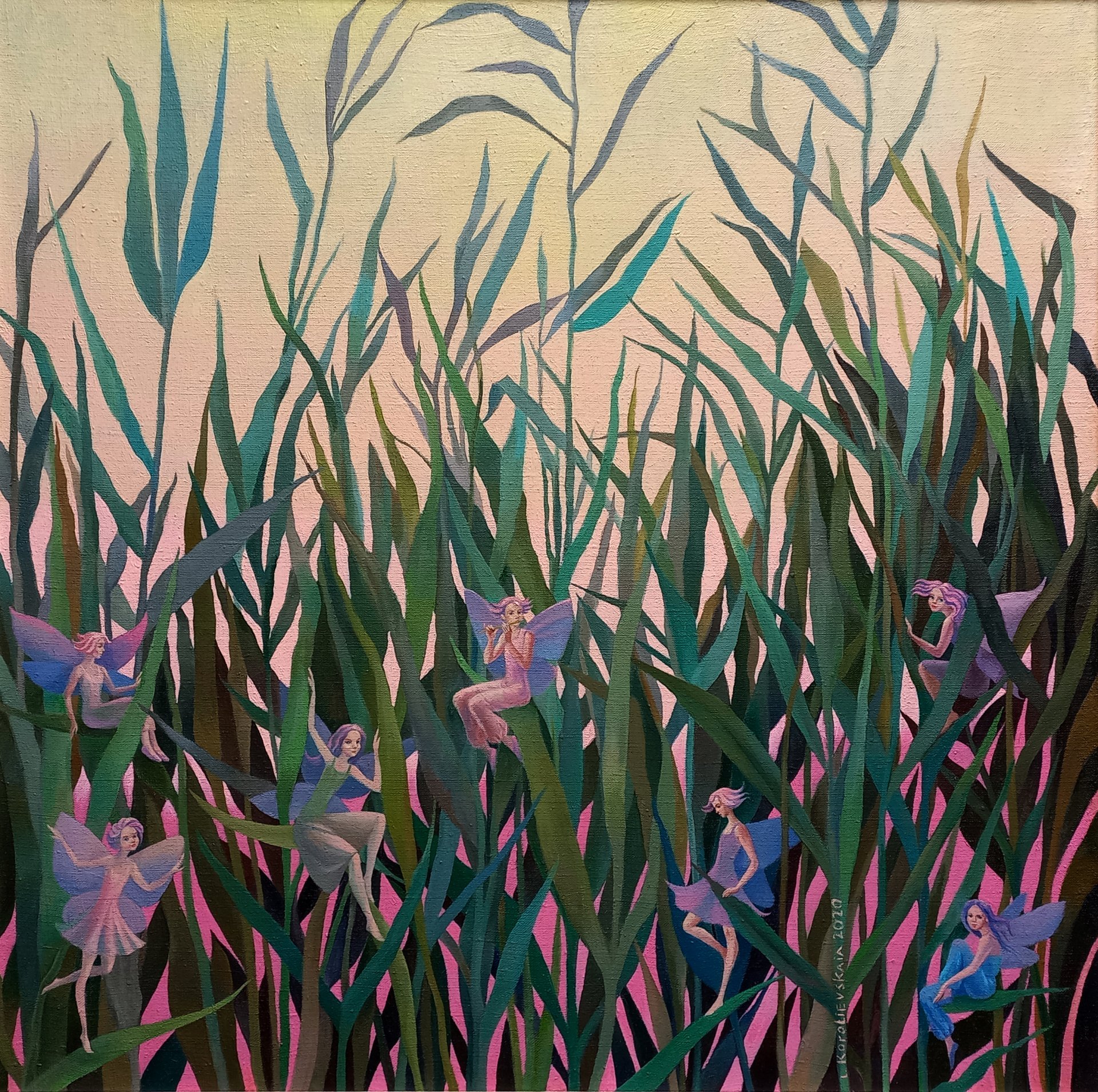When dusk falls Painting by Lana Korolievskaia