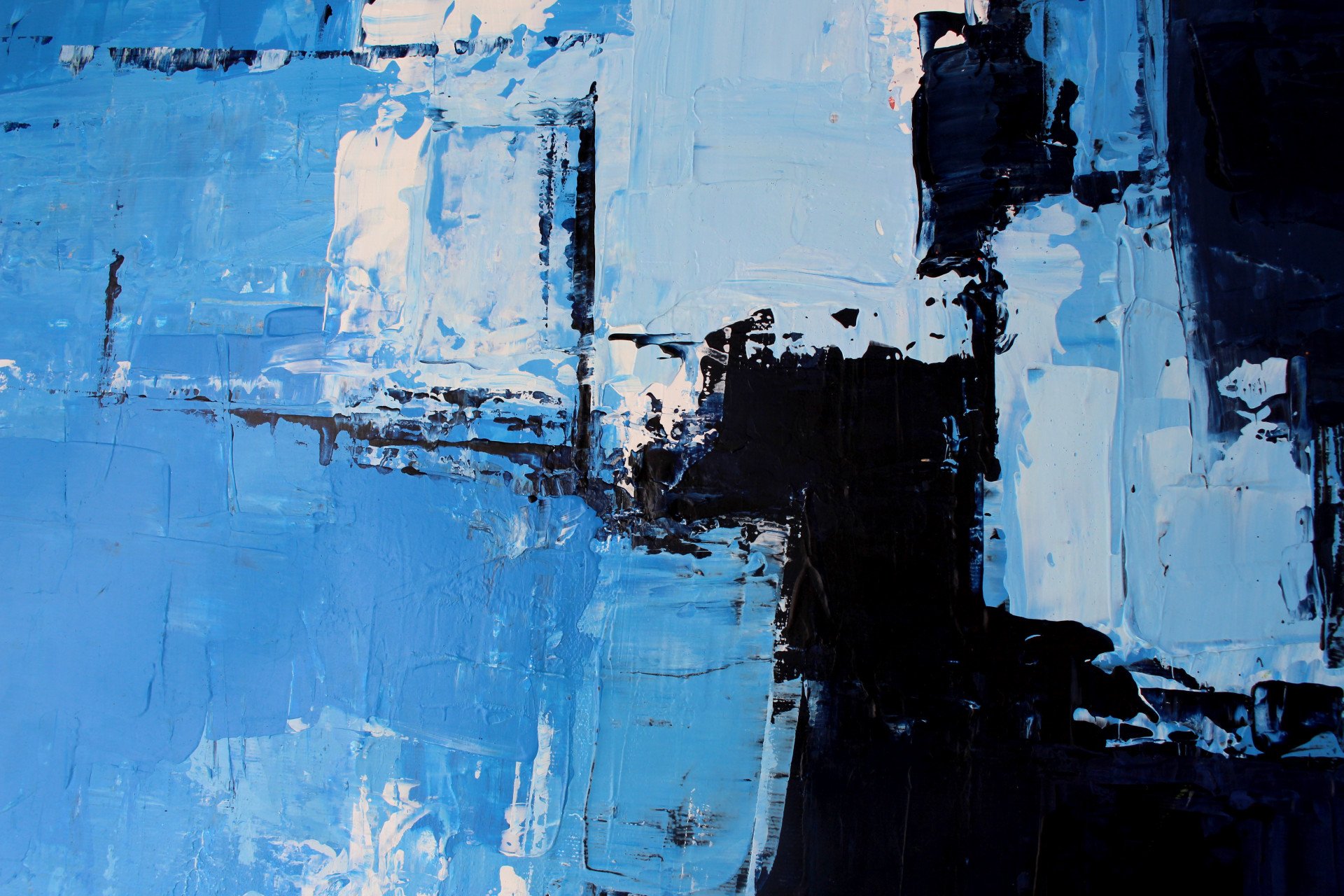 Confluencia de hielo - painting