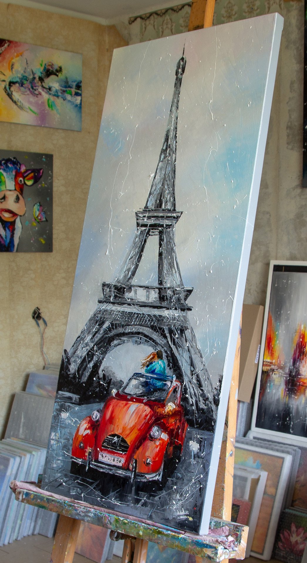 DATE IN PARIS - painting