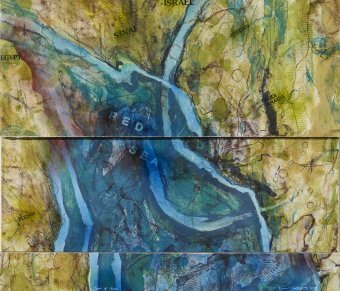 Живопись "Стеклянное море: религиозный пейзаж", живописец Eun CHoi смешанная техника холст в Jose Art Gallery