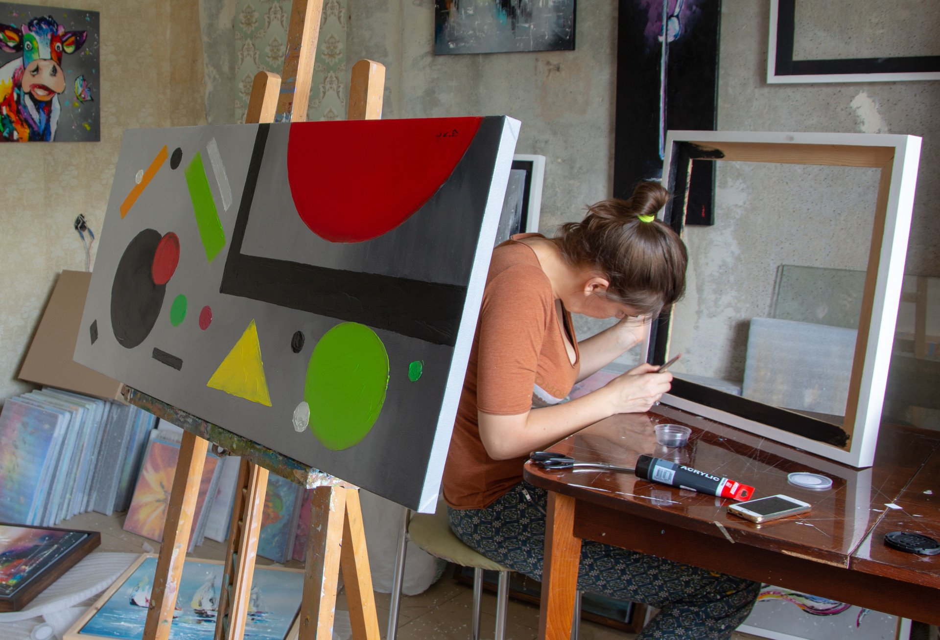 GEOMETRÍA DIVERTIDA - painting