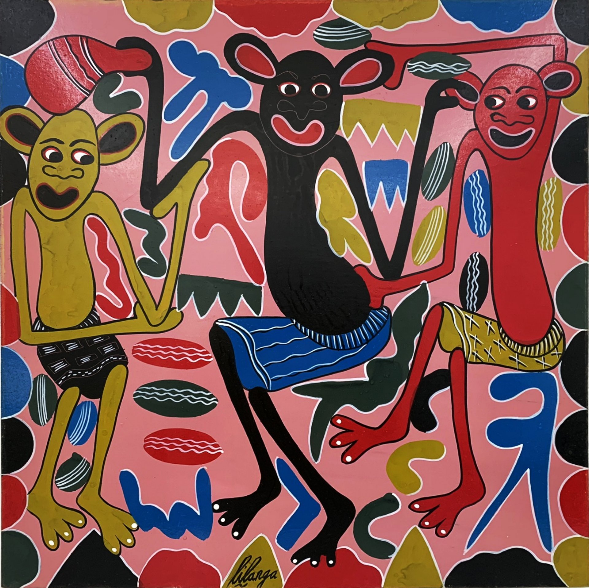 アート・デザイン・音楽 Tribute to e Lilanga George Lilanga - You little Drawing - George Lilanga