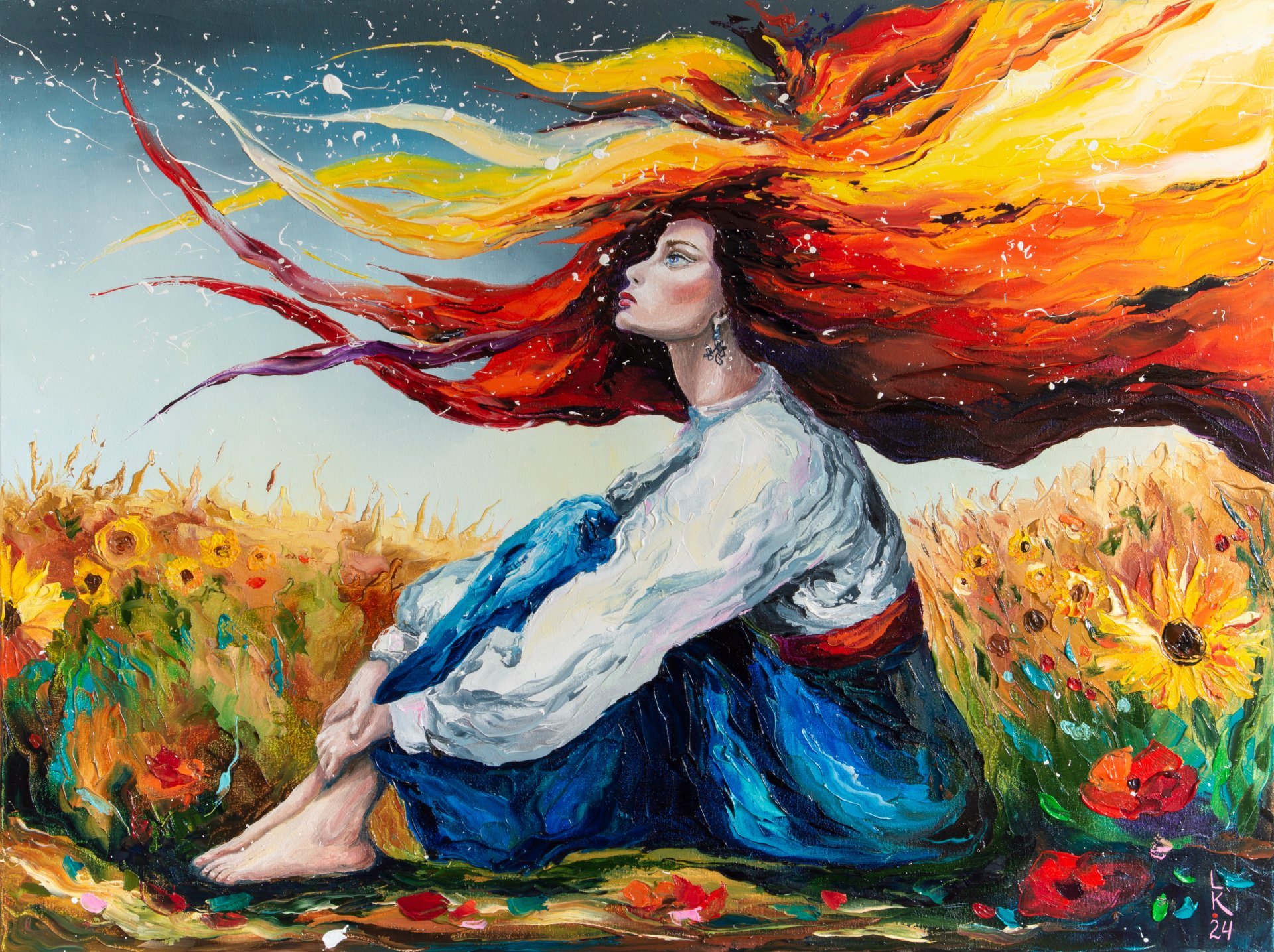 Hope Painting By Liubov Kuptsova Jose Art Gallery