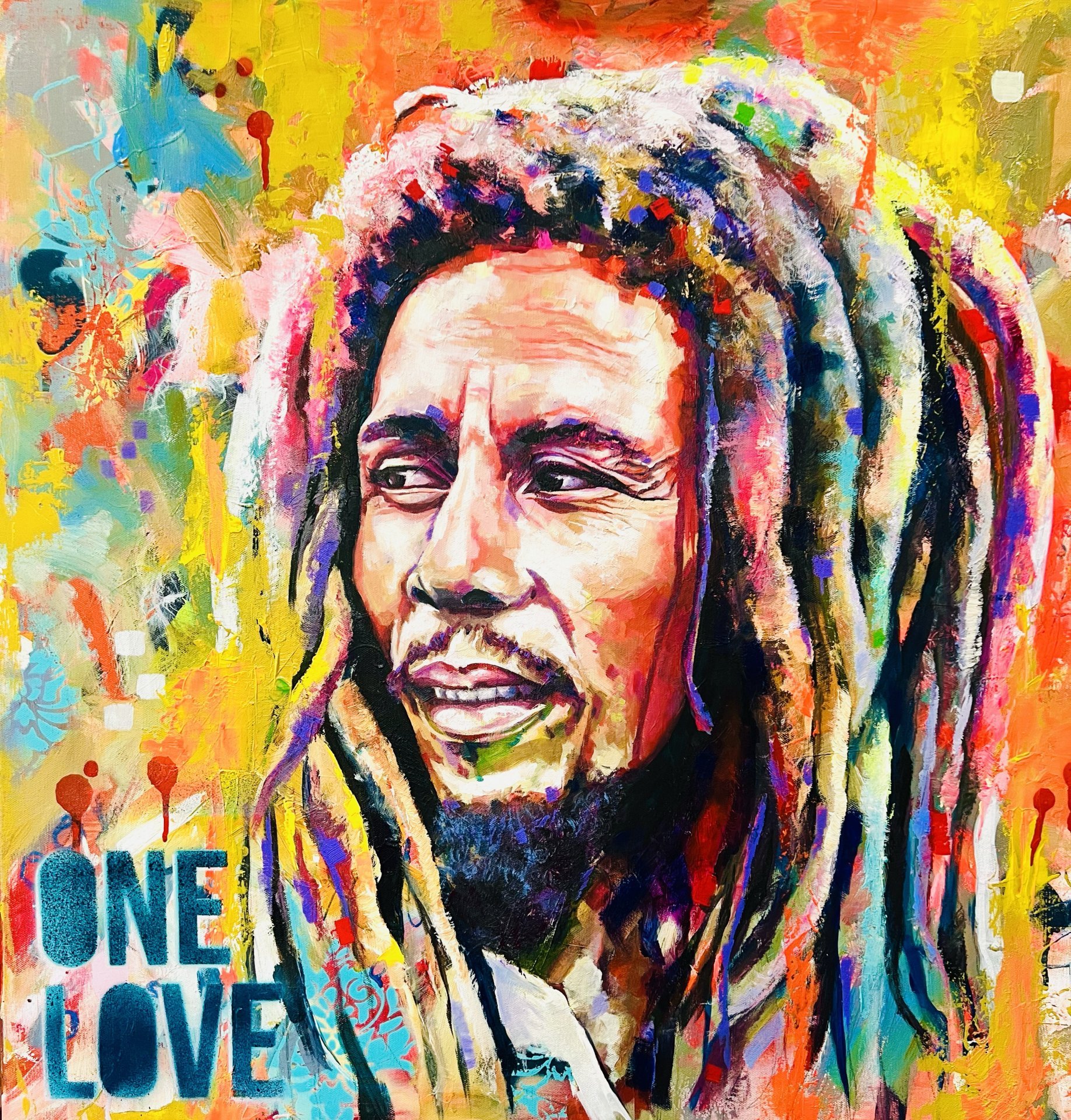 絵画 BOB MARLEY  97x130cm 絵画 BOB MARLEY 97x130cm 絵画 BOB MARLEY 97x130cm Bob Marley