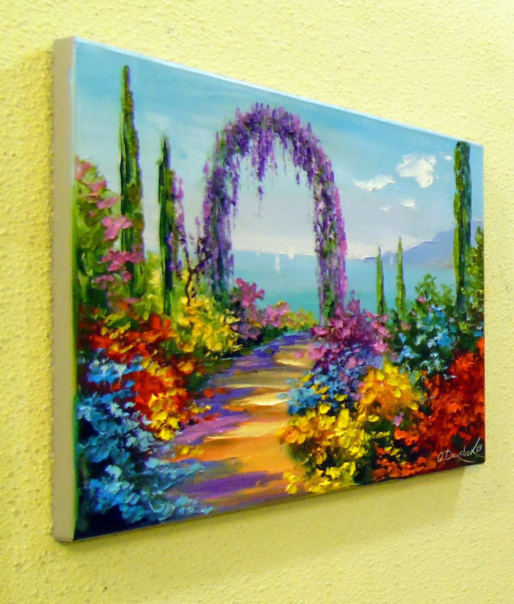 Blooming arch - painting