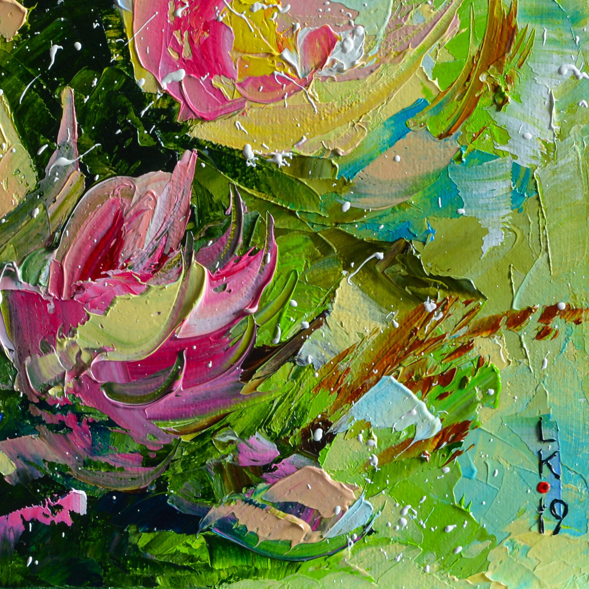 FLOWERS FANTASY 2 - painting