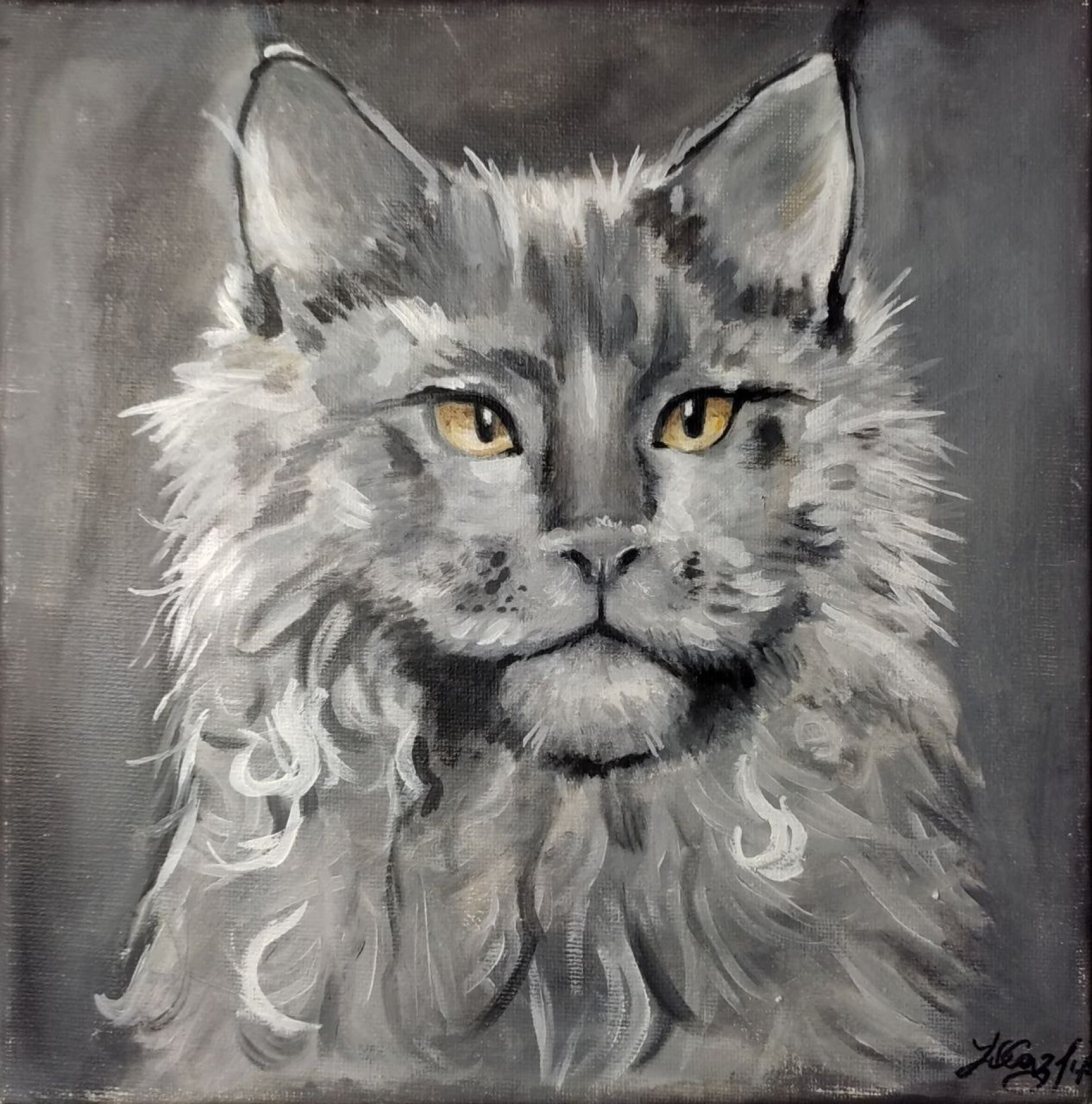 Biglietto Di Auguri Fantastico Maine Coon – Cartolina D'Arte Per Compleanno, Ragazzi E Ragazze #36601