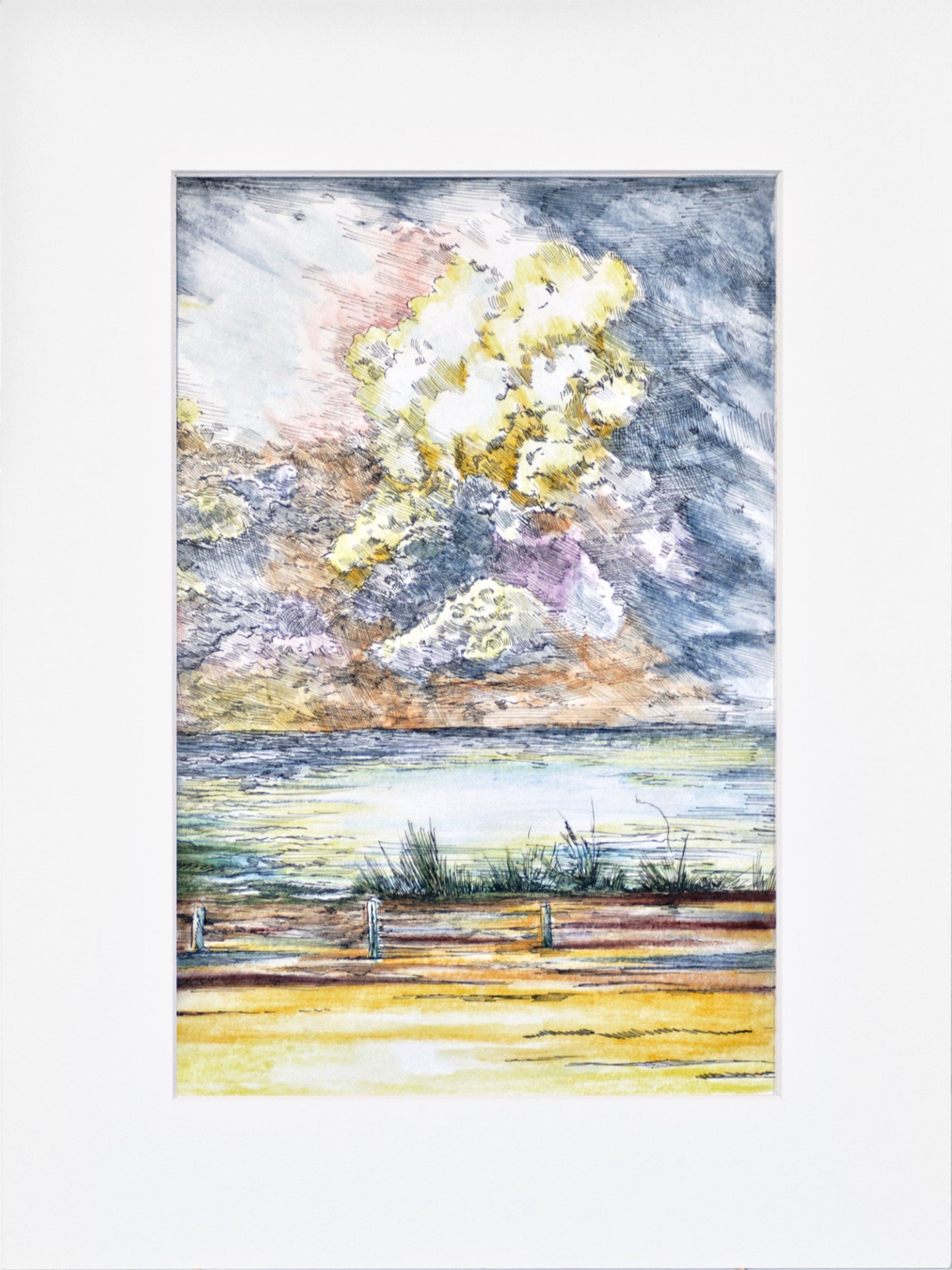 Riverside Diptych - painting