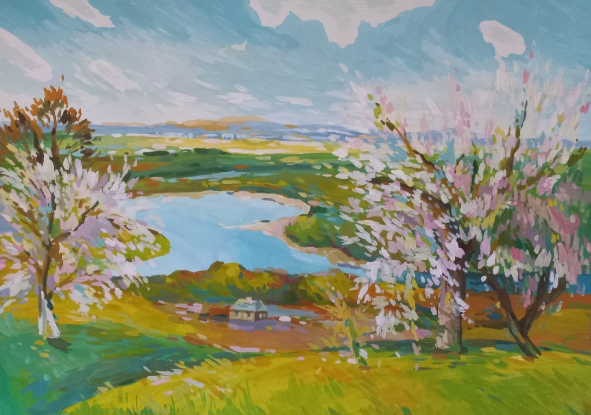 Landscape Painting by Katerina Romanyuk - Jose Art Gallery