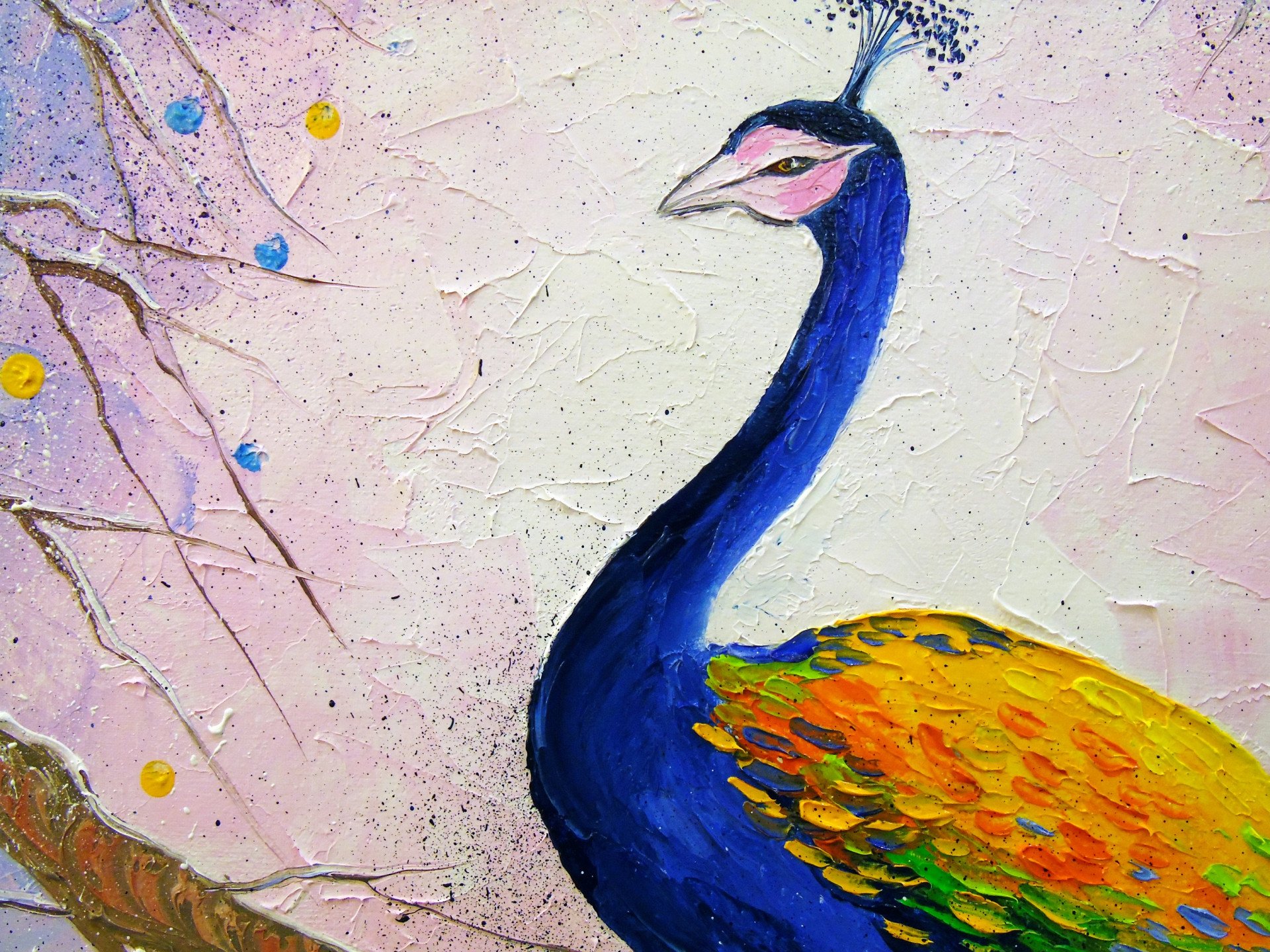 Peacock - painting
