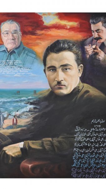 Живопис "За час. Погляд на 37 рік очима історії", живописець Якуб Калмурадов масло холст в Jose Art Gallery