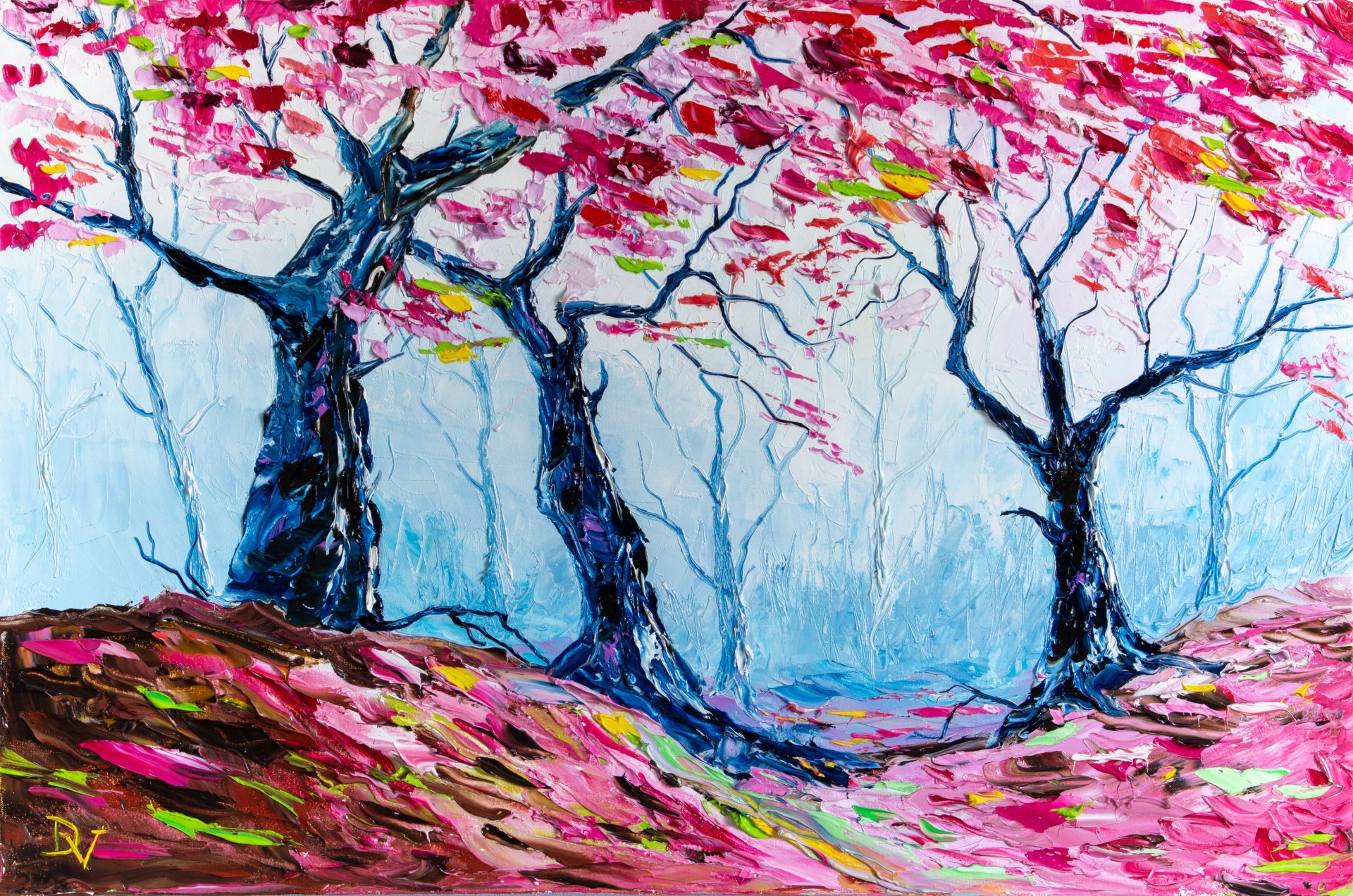 Enchanted Forest Painting by Vladyslav Durniev