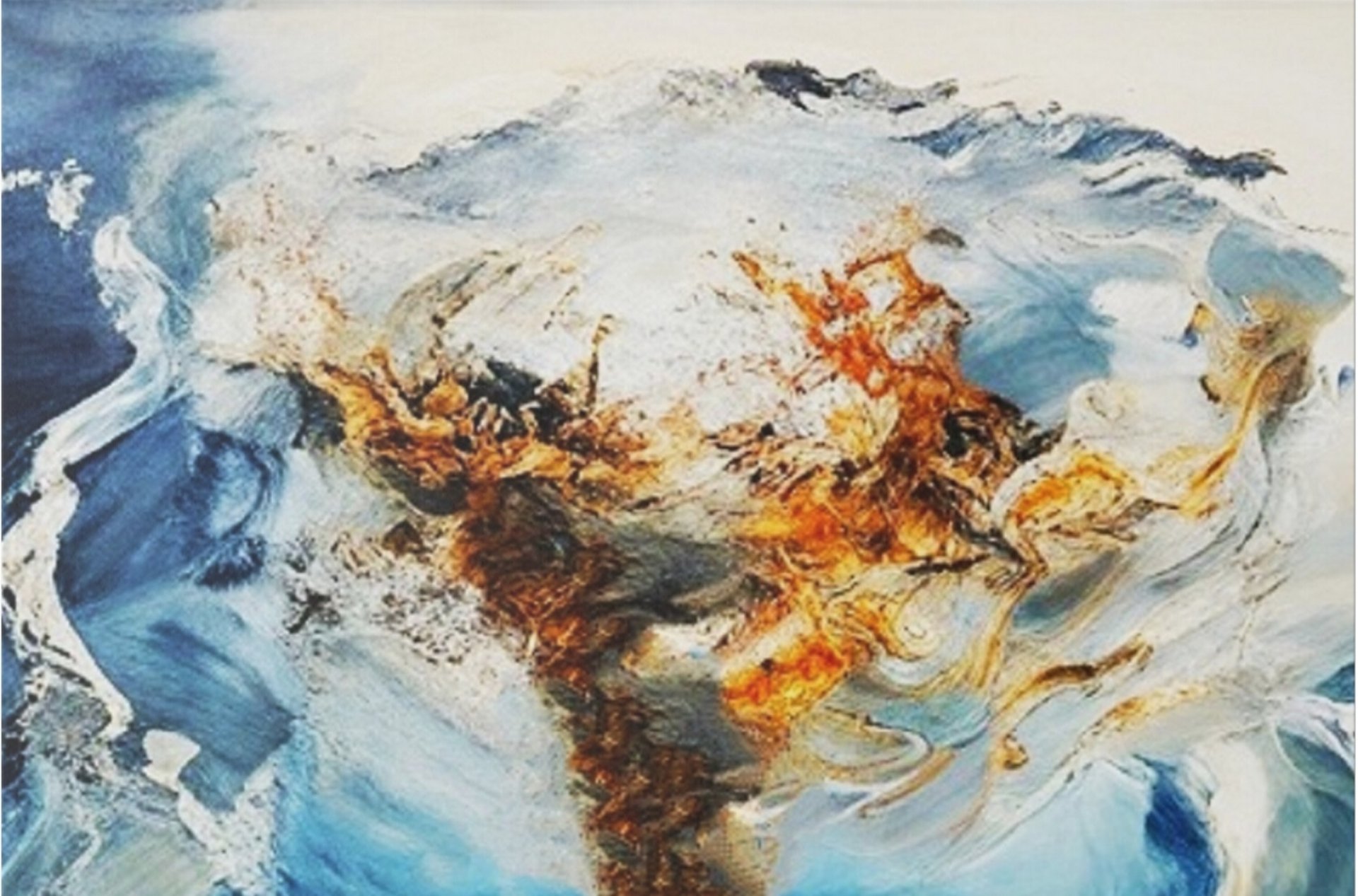 Sea waves and sand Painting by Selena Sashina