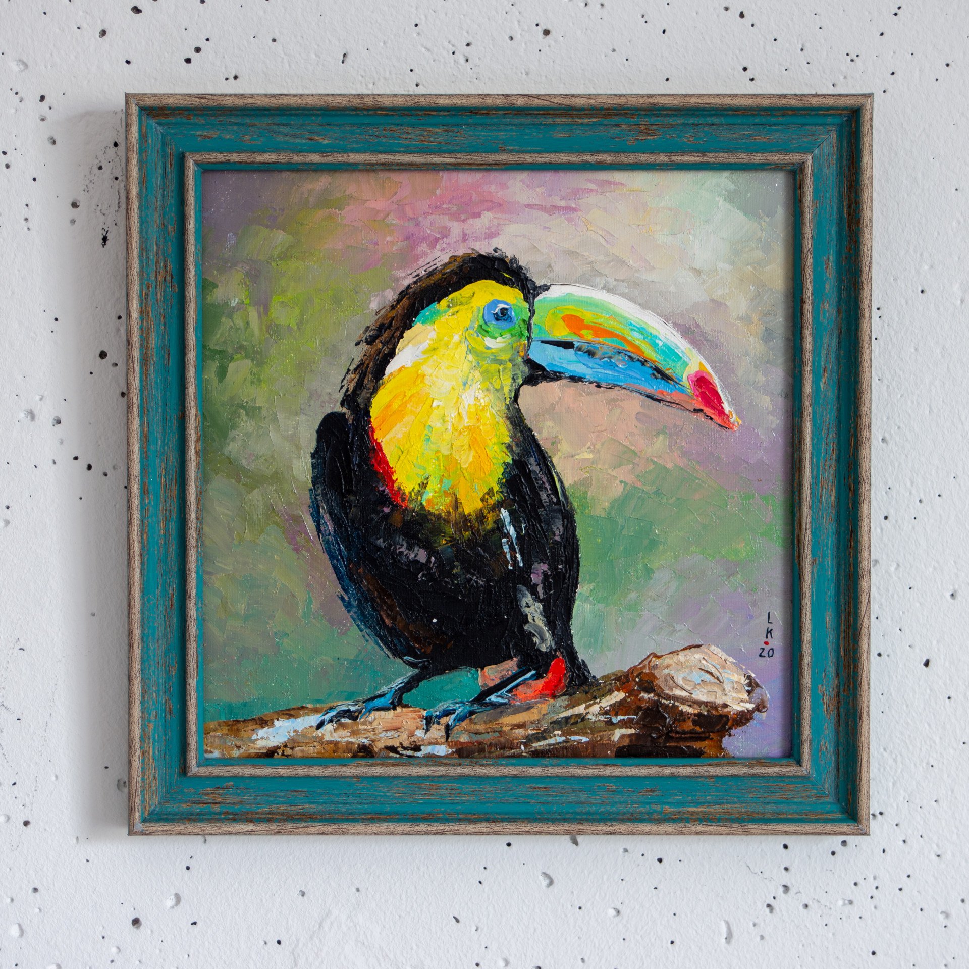 Toucan bird(framed) - painting