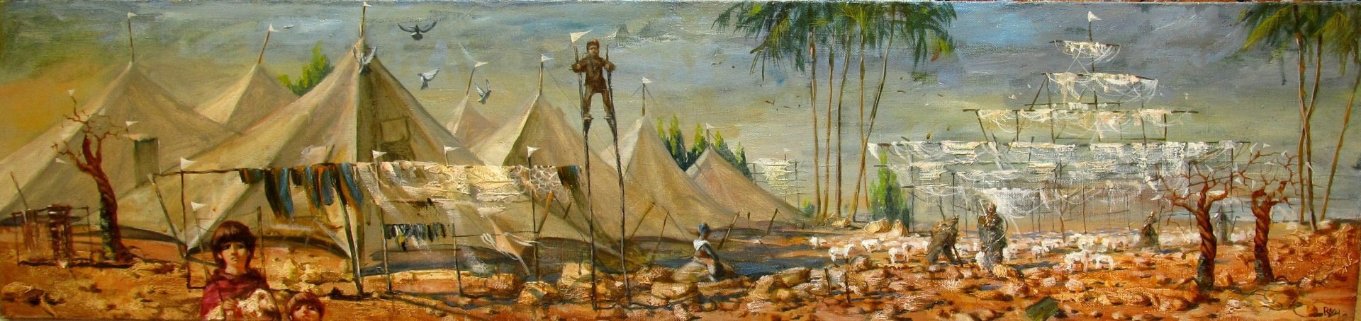 CHILDREN OF SIM Drawing - Serhiy Roy - Jose Art Gallery