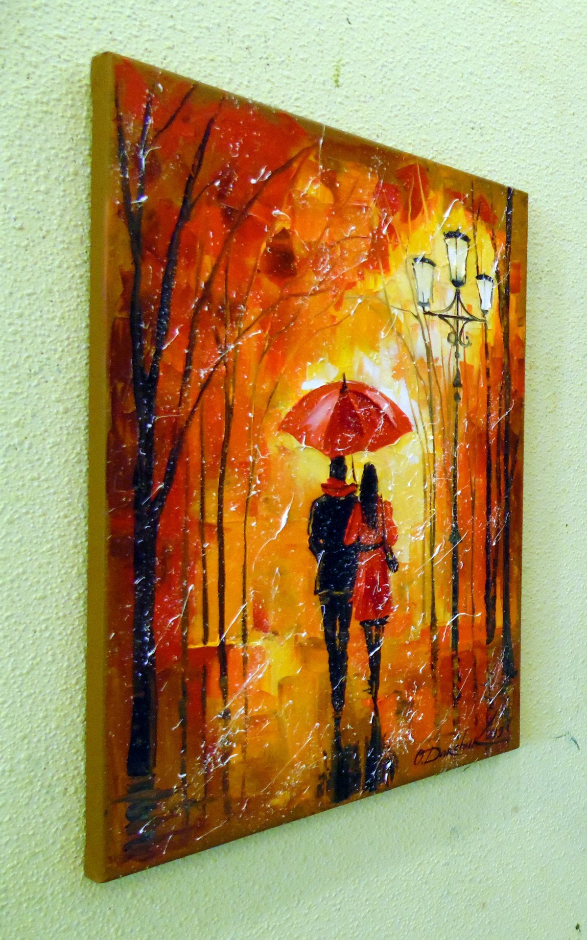 Romance in the park - painting