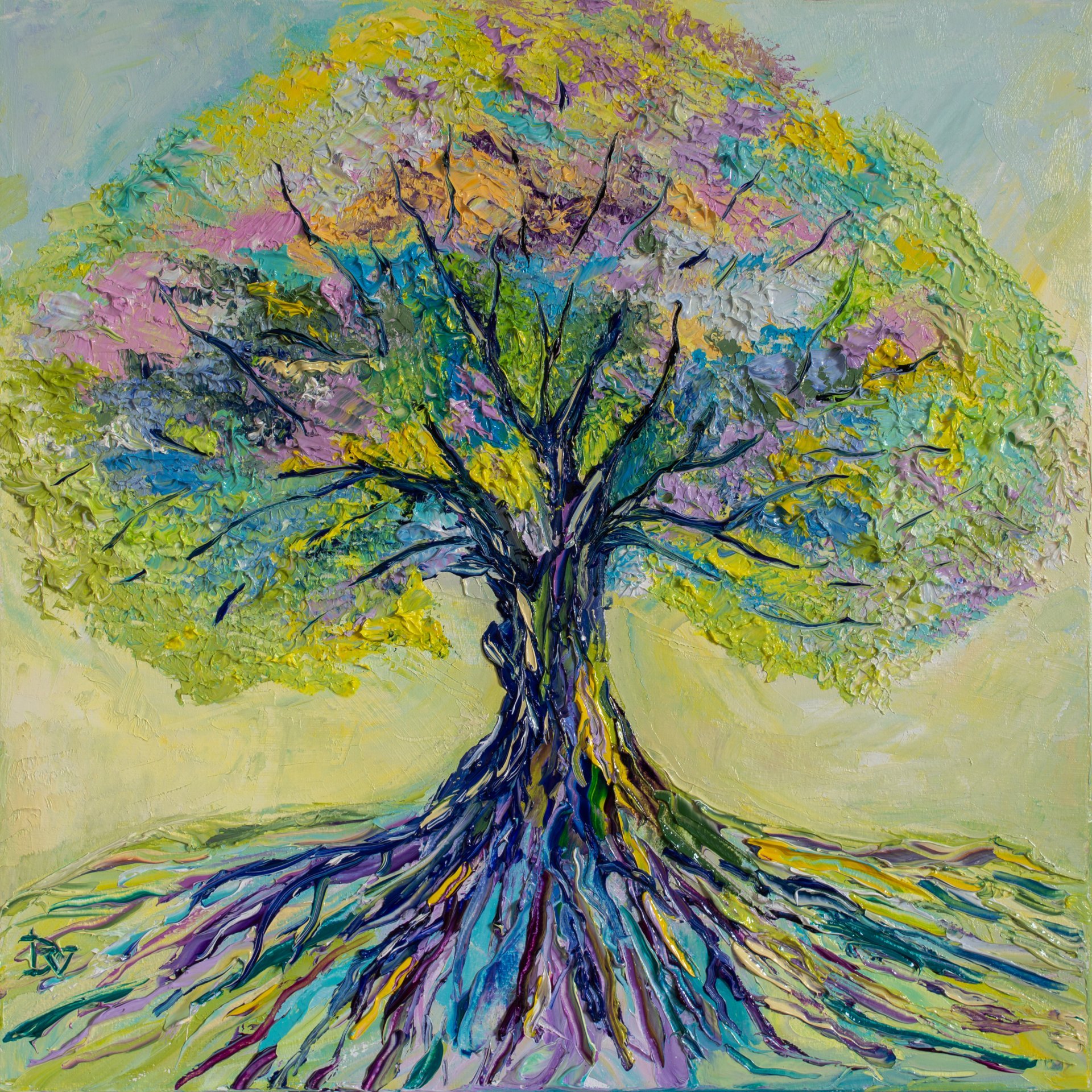 Wishtree Painting by Vladyslav Durniev - Jose Art Gallery