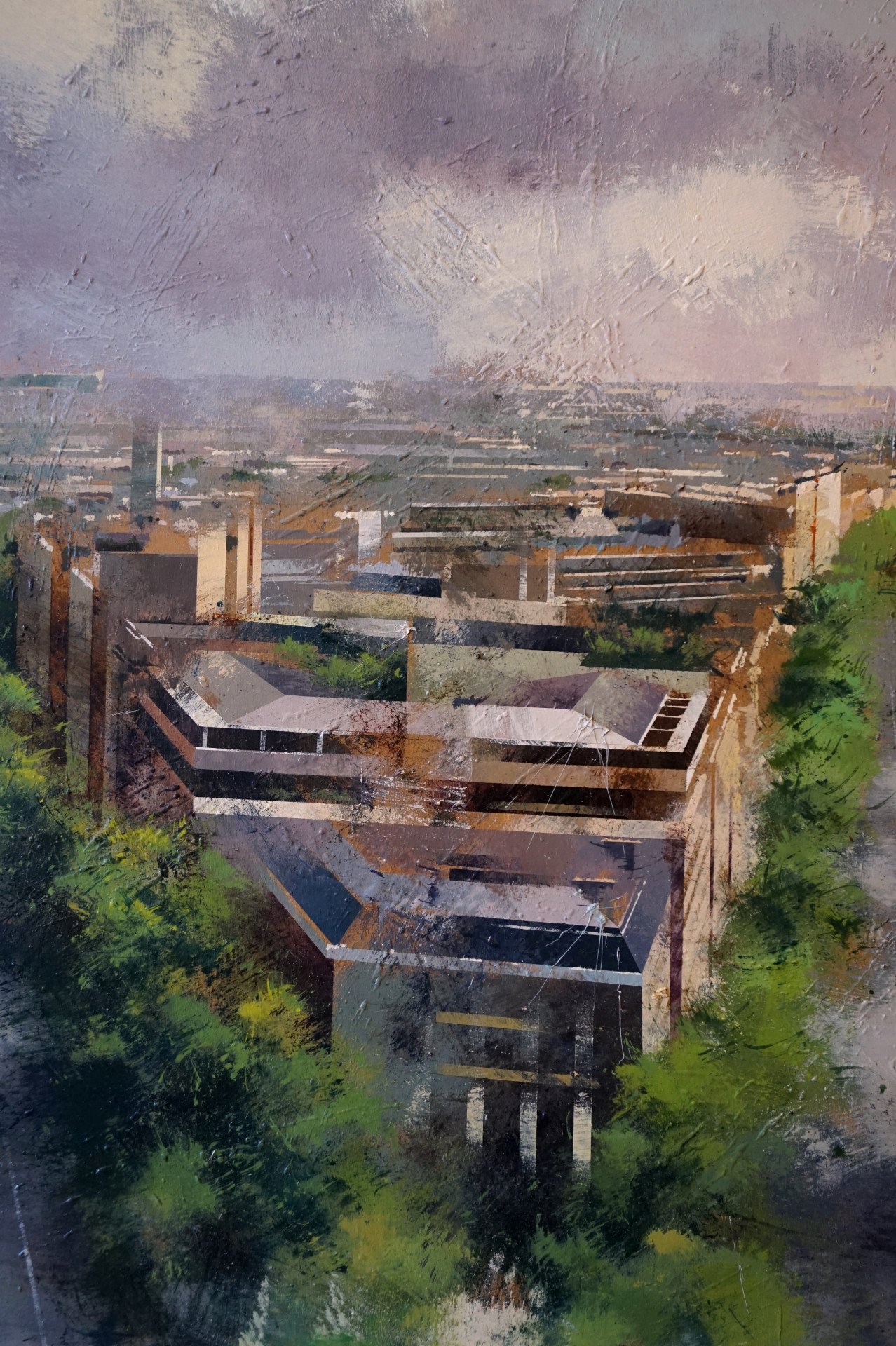 Panorámica de Paris - painting