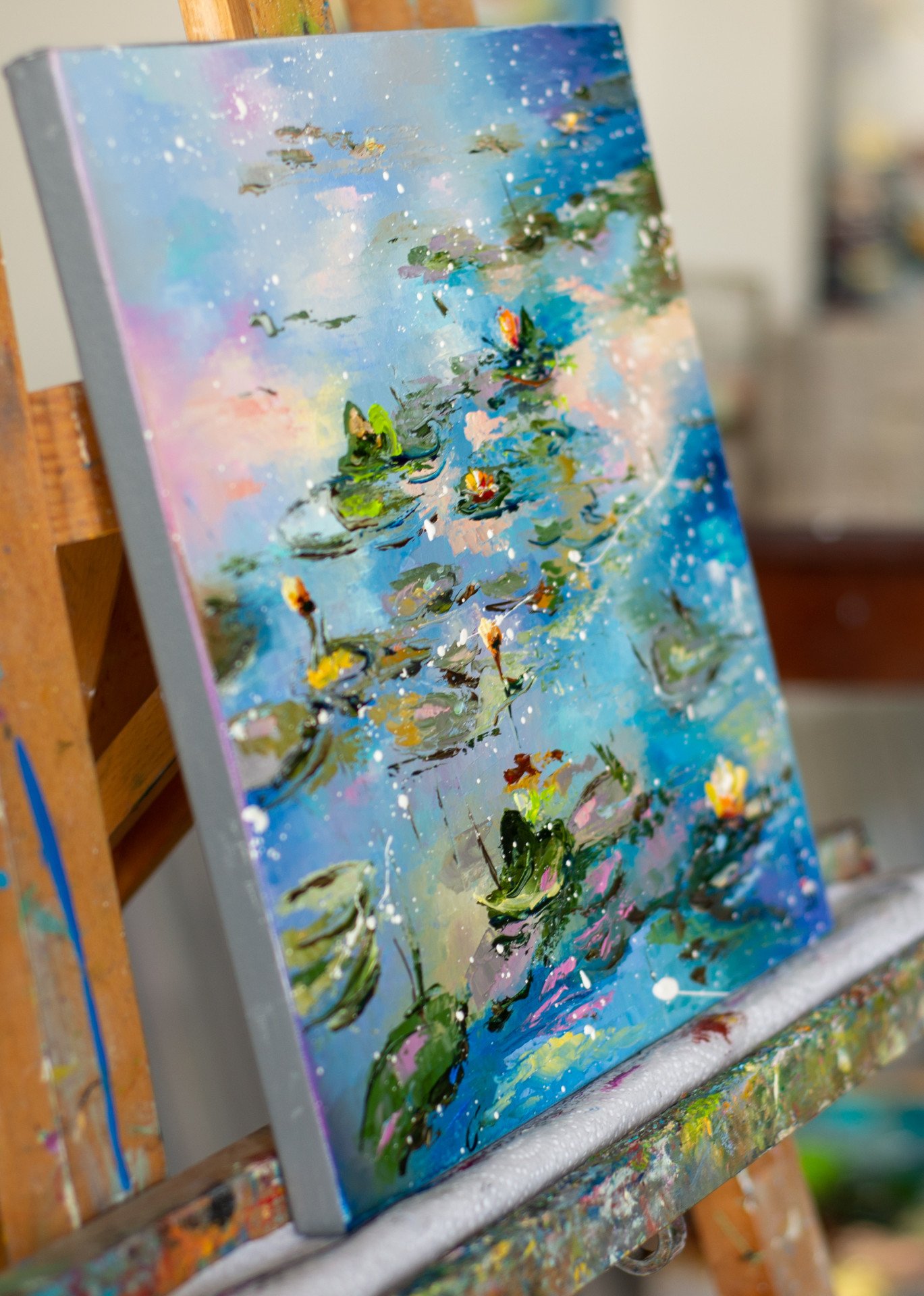 Evening pond - buy