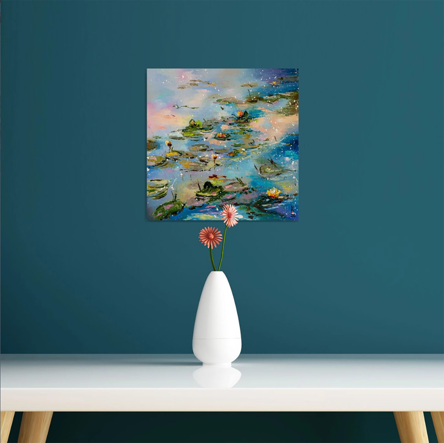 Evening pond - order