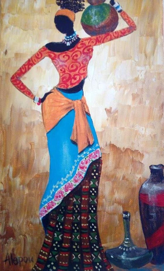 African motives - painting