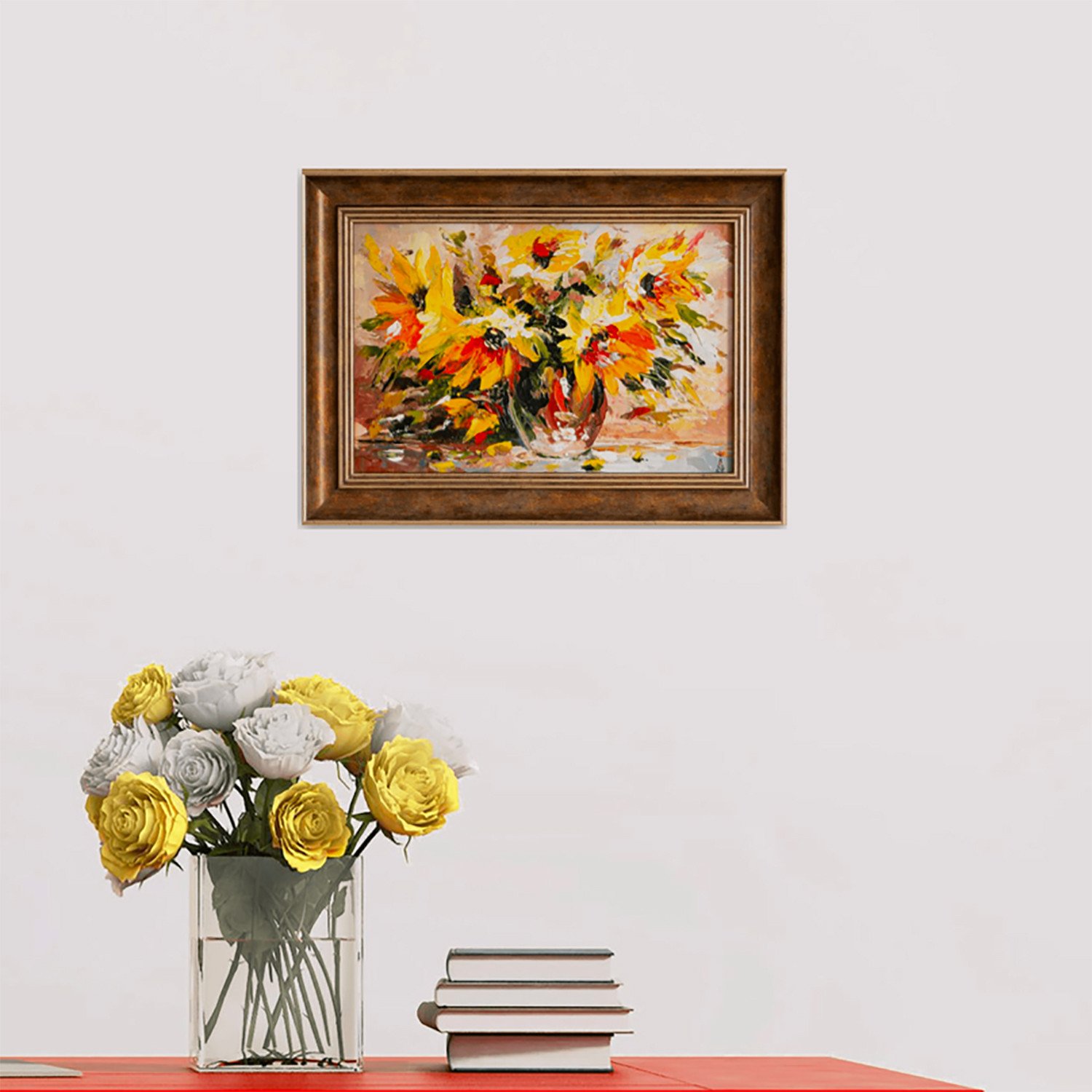 Yellow flowers (framed) - order
