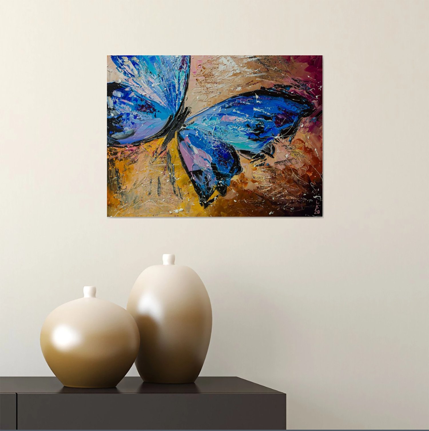 Blue butterfly - order