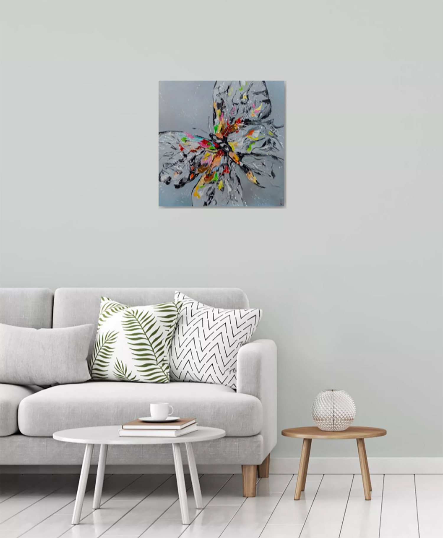 Butterfly on grey - buy online