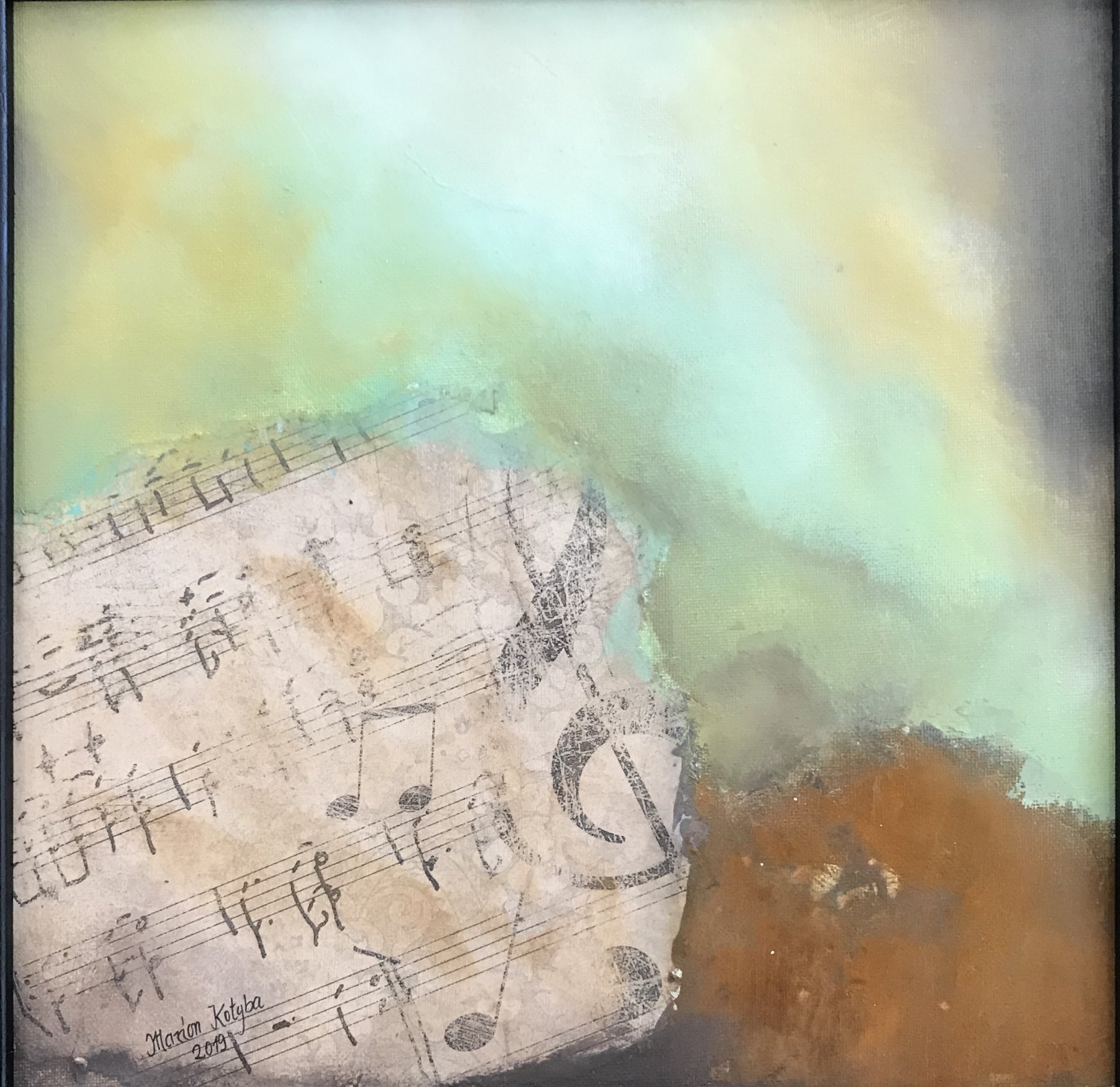 Musica II Painting by Marion Kotyba - Jose Art Gallery