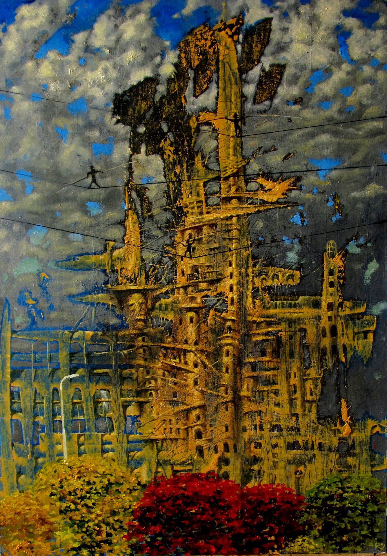 Ministry of Absurd Decisions Painting by Serhiy Roy
