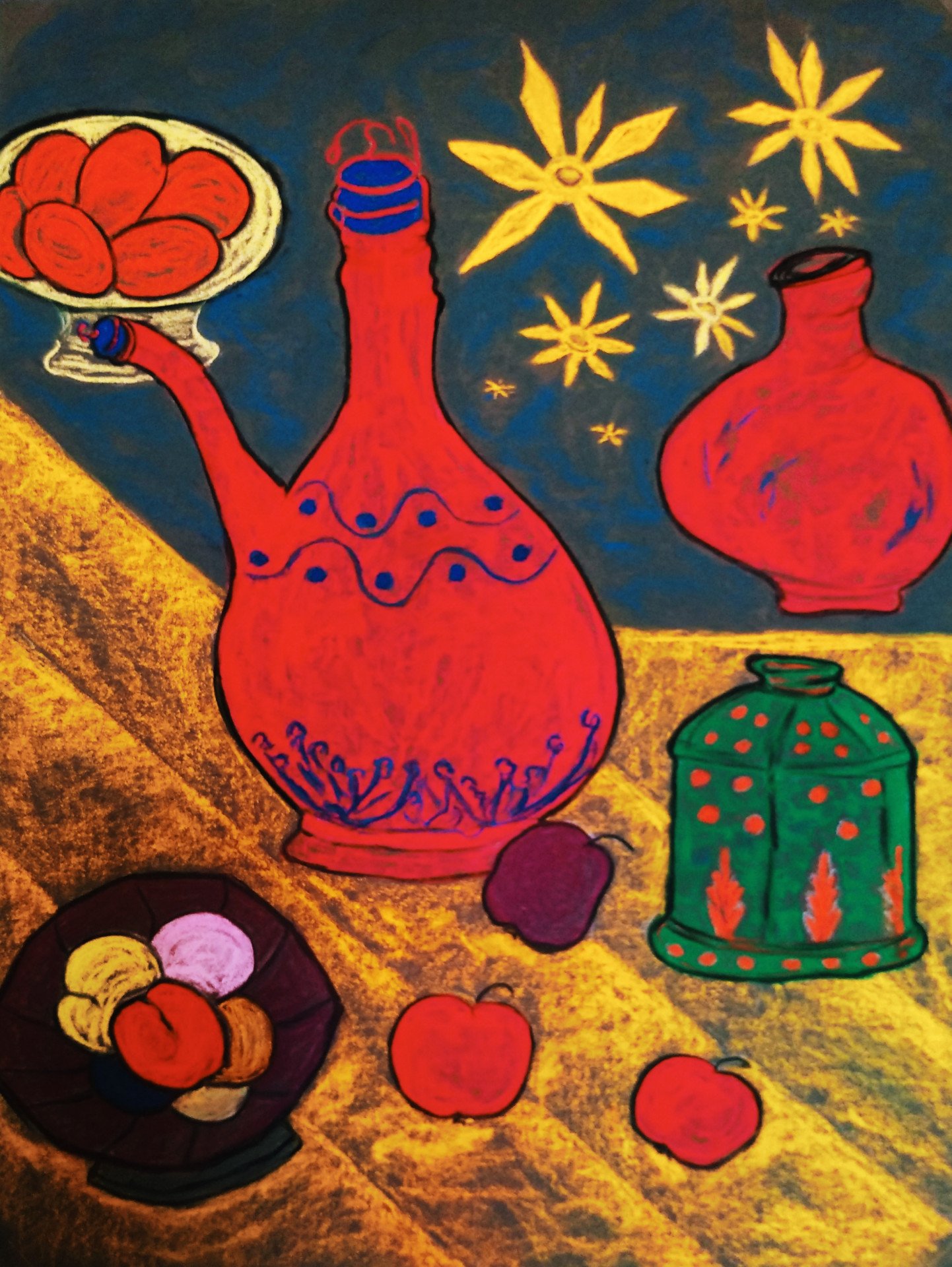 Festival Painting by Olena Votkalenko Jose Art Gallery