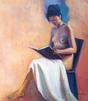 Живопись "Королева времени", живописец Nat Okoro смешанная техника холст в Jose Art Gallery