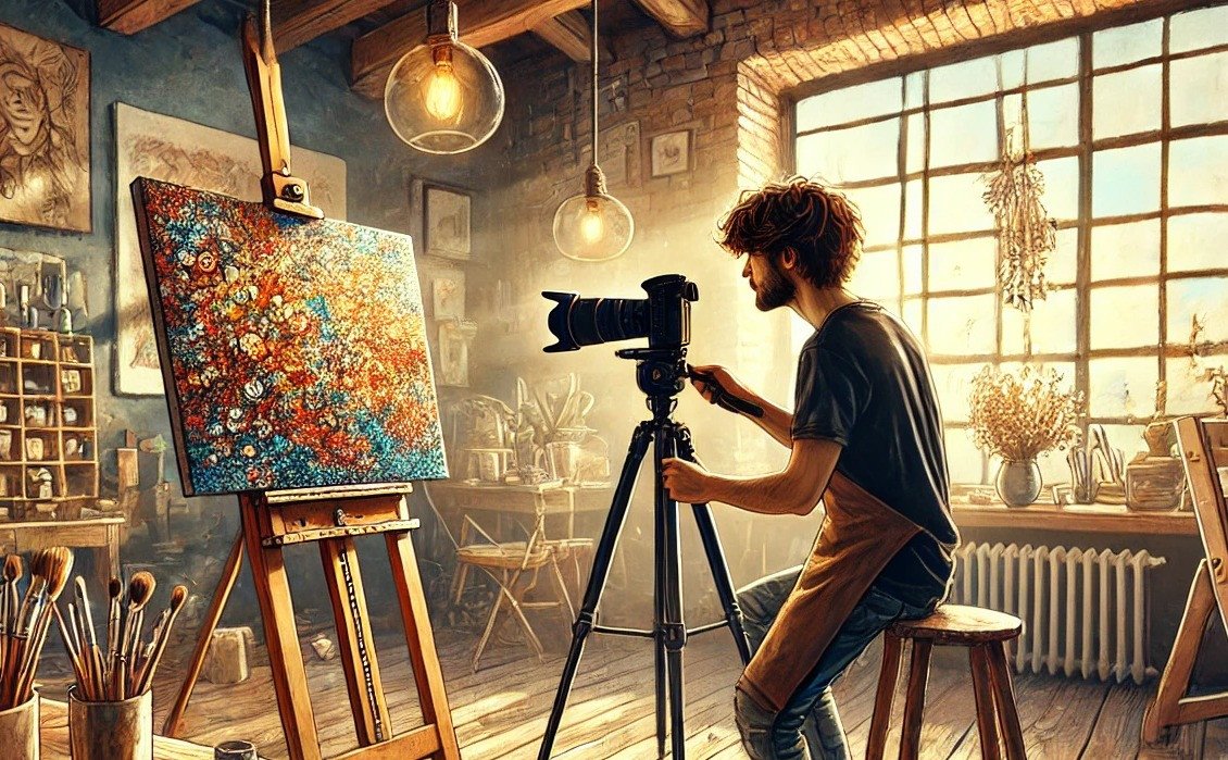So erstellen Sie ein hochwertiges Video Ihres Kunstwerks So erstellen Sie ein hochwertiges Video Ihres Kunstwerks