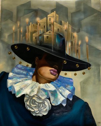 Painting "Castle of Memories" by painter Ivan Artemev oil canvas at Jose Art Gallery