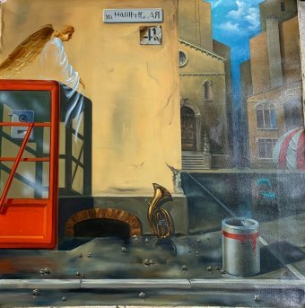 Painting "Nostalgia: Echoes of the Past" by painter Ivan Artemev oil canvas at Jose Art Gallery