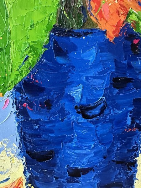 Дополнительное изображение 3: Импрессионизм Цветочный Живопись "Желтые цветы" живописец Людмила Рябкова масло холст 