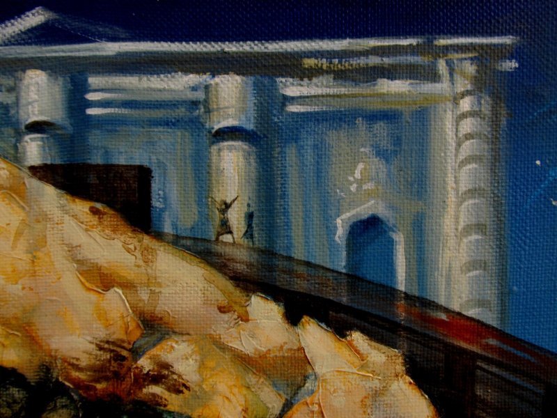 Additional view 2: Conceptual History Painting Noah: Ancient Symbols and Eternity by painter Serhiy Roy oil canvas 