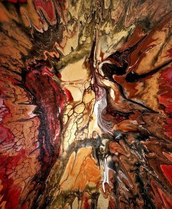 Malarstwo "Objawienie Fae: Mistyczna Sztuka", malarz EleGoArt akryl płótno w Jose Art Gallery