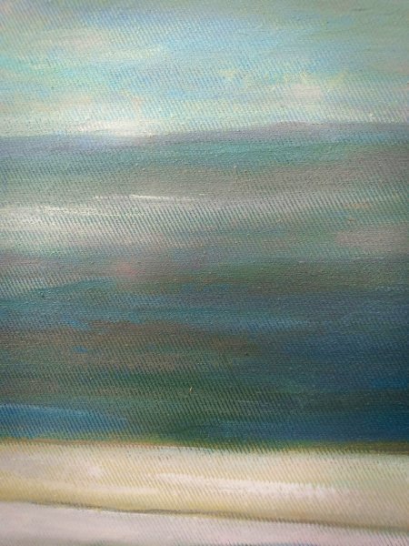Additional view 1: Fine Art Marine Art Painting Stairway to Heaven by painter Isaac Opoku Badu acrylic canvas 