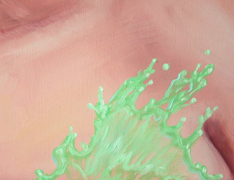Matcha Portrait Fashion Art Painting by Tetiana Bogdanova