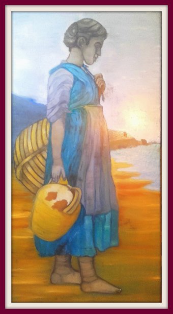 Painting "Maiori Homages: Nature and Tradition" by painter APA oil canvas at Jose Art Gallery