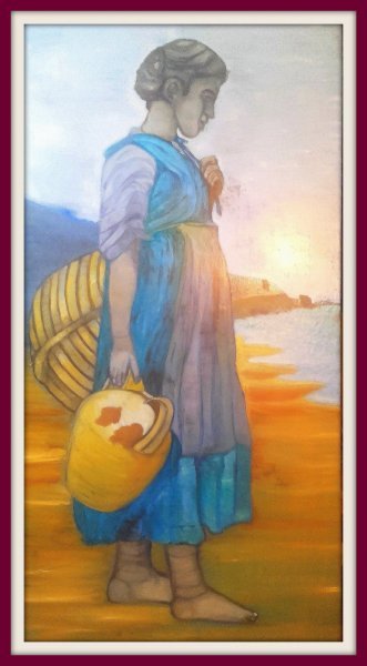 Additional view 10: Figurative Marine Art Painting Maiori Homages: Nature and Tradition by painter APA oil canvas 