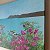 Pink flowers of the sea coast – painting