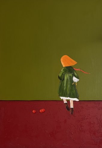 Peinture "Noël", peintre Nataliia Zevaikina huile toile à la Jose Art Gallery