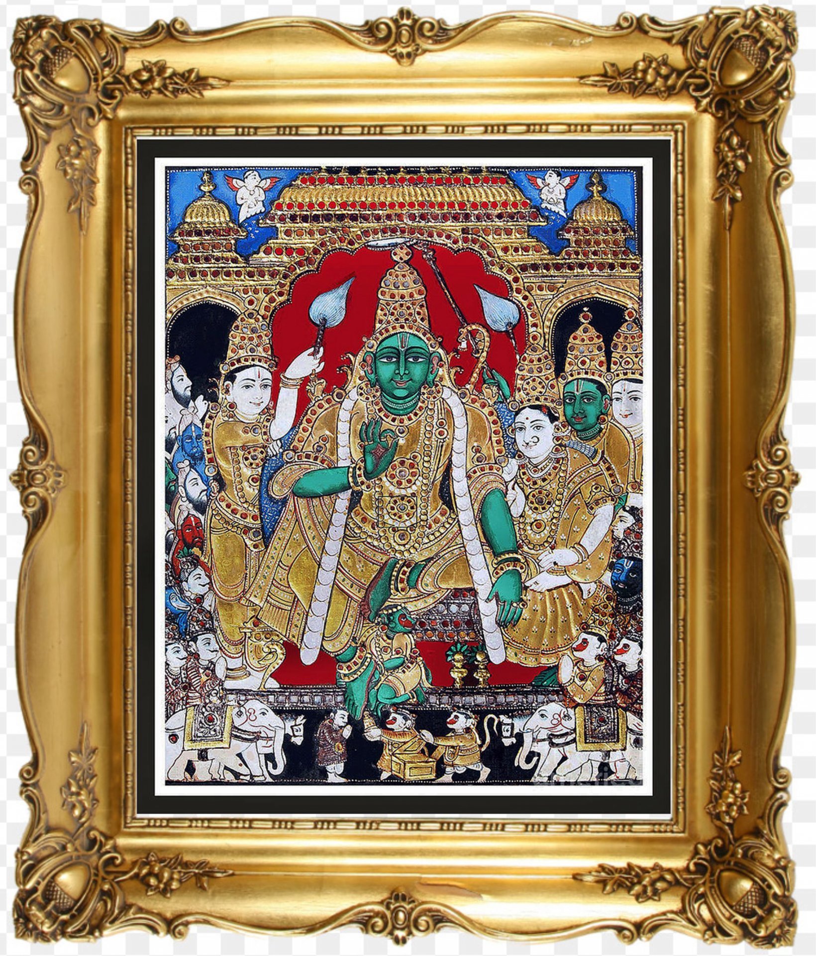 Entronización Divina: Sri Rama Arte digital - RAGUNATH VENKATRAMAN