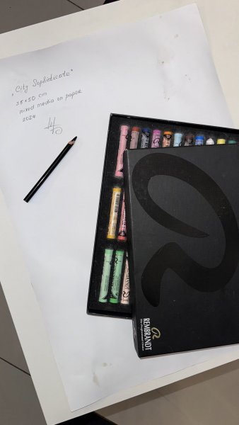 Additional view 8: Street Art Portrait Drawing Dalmatian Dog Vintage Collage by illustrator Julia Shilo mixed method paper 